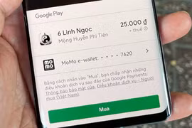 Dễ dàng dùng ví MoMo để thanh toán cho game lậu trên kho ứng dụng.