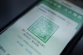 Mã QR hiển thị màu xanh lá cây nghĩa là được phép đi lại tự do. 