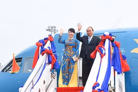 Thủ tướng Nguyễn Xuân Phúc và Phu nhân. Ảnh: VGP