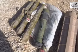 Vũ khí có nguồn gốc NATO của lực lượng Hồi giáo cực đoan ở phía đông Qalamoun, Damascus. Ảnh minh họa Rusvesna
