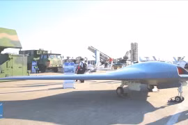 Máy bay không người lái dạng cánh bay UAV SkyHawk. Ảnh triển lãm hàng không Chu Hải 2018