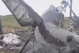 Video: Trực thăng Mi- 24 của Azerbaijan bị bắn hạ bằng súng chống tăng