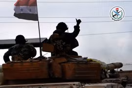 Binh sĩ quân đội Syria trên chiến trường Hama - ảnh minh họa South Front