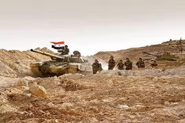 Quân đội Syria tấn công trên vùng sa mạc tỉnh Homs