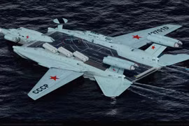 Tàu sân bay tấn công Ekranoplan, siêu phẩm công nghệ quân sự Liên Xô