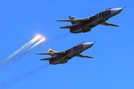 Không quân Nga không kích ở Syria