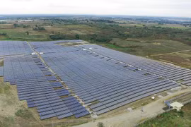 Cơ sở năng lượng mặt trời 100 MW, được đề xuất để cung cấp năng lượng cho nhà máy hydro xanh tiềm năng. Ảnh PV-Magazine