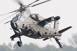 Máy bay trực thăng quân sự Trung Quốc Z-10. Ảnh minh họa Rusian Gazeta