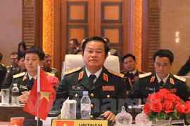 Thượng tướng Đỗ Bá Tỵ, Tổng Tham mưu trưởng Quân đội Nhân dân Việt Nam tại ACDFIM-12. (Ảnh: Dung-Giáp/Vietnam+)