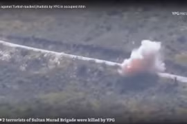 Lực lượng dân quân người Kurd sử dụng bom vệ đường tấn công FSA ở Afrin.