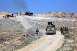 Quân đội Syria trên chiến trường Aleppo.
