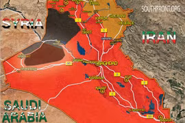 Bản đồ tình hình cuộc chiến chống IS ở Iraq tính đến ngày 27.10.2017