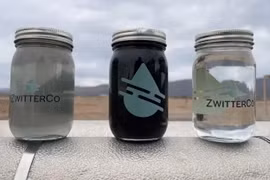 Nước qua màng lọc zwitterion. Ảnh: ZwitterCo