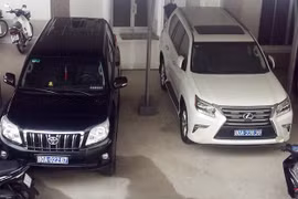 Lexus GX 460 biển số 80A-338.39 do DN tặng UBND tỉnh Cà Mau. Nguồn Zing