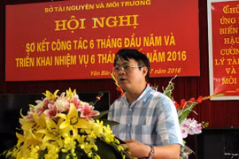 Ông Phạm Sỹ Quý, Giám đốc Sở Tài Nguyên & Môi Trường tỉnh Yên Bái.