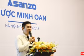 Ông Phạm Văn Tam tuyên bố: Asanzo không sai tại cuộc họp báo tổ chức sáng nay (17/9).