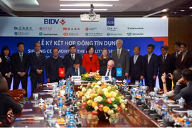 Lễ ký kết hợp đồng tín dụng giữa ADB và BIDV diễn ra vào ngày 12/12/2018 (Nguồn: BIDV)