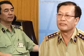 Ông Trần Hùng (trái) và ông Nguyễn Trọng Tín.