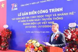 Điện lực TP Hà Nội khánh thành trạm biến áp 110kV Ngọc Thụy