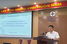 Truyền tải điện Hà Nội nâng cao năng lực PCCC&CNCH cho lực lượng cơ sở