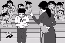 Chỉ trích học sinh - Ảnh vtv.vn