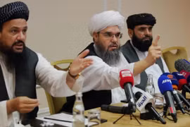 Đại diện Taliban tới thăm Nga (Ảnh: KP)