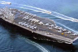 Siêu tàu sân bay lớp Nimitz của Hải quân Mỹ (Ảnh: Military Watch)