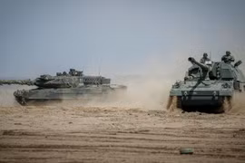 Estonia đào hào chống tăng dọc biên giới với Nga mặc dù thừa nhận không có mối đe dọa trực tiếp. Ảnh: Getty.