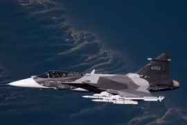 Chiến đấu cơ Gripen-E của Không quân Thụy Điển. Ảnh: Eurasian Times.