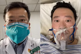 Bác sĩ Lý Văn Lượng (Li Wenliang) trong các bức ảnh được đăng tải lên tài khoản Weibo của ông (Ảnh: Getty)