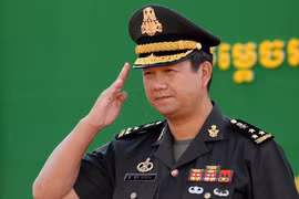Ông Hun Manet, con trai Thủ tướng Campuchia Hun Sen (Ảnh: AFP).