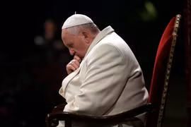 Đức Giáo hoàng Francis trong một sự kiện tổ chức gần Đấu trường La Mã ở Rome vào ngày 18/4/2014. Ảnh: Reuters.