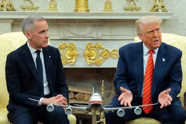 Thủ tướng Canada Mark Carney đã bác bỏ đề xuất gây tranh cãi của Tổng thống Mỹ Donald Trump về việc Canada trở thành tiểu bang thứ 51 của Mỹ. Ảnh: CNN.