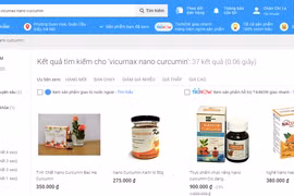 Các sản phẩm bày bán trên trang tiki.vn