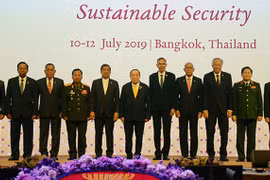 Bộ trưởng Quốc phòng các nước ASEAN tại Hội nghị ADMM-13. Ảnh: Bộ Quốc phòng.