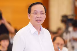Ông Đào Minh Tú chia sẻ tại một hội nghị hồi tháng 6/2020. Ảnh: VGP.