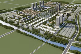 Khu đô thị mới Kiến Giang do CTCP Xây dựng thương mại và dịch vụ Phú Đức làm chủ đầu tư