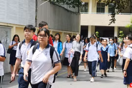 Học sinh tham dự kỳ thi tuyển sinh vào lớp 10