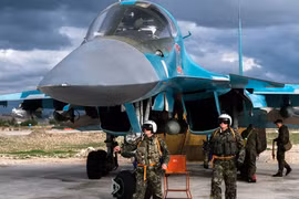 Cường kích Su-34 Nga tham chiến tại Syria