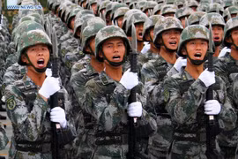 Lính Trung Quốc trong cuộc duyệt binh năm 2015