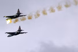 Chiến đấu cơ Nga khai hỏa diệt mục tiêu trên chiến trường Syria