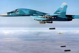 Chiến đấu cơ Nga không kích tiêu diệt phiến quân khủng bố tại Syria