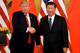 Hai nhà lãnh đạo Mỹ - Trung. 