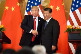 Tổng thống Donald Trump và chủ tịch Trung Quốc Tập Cận Bình.
