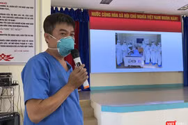 Bác sĩ Trần Thanh Linh - Phó trưởng Khoa Hồi sức cấp cứu, Bệnh viện Chợ Rẫy chia sẻ về công tác điều trị đối với bệnh nhân 581
