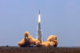 i-Space, một công ty tên lửa có trụ sở tại Bắc Kinh đã trở thành công ty tư nhân đầu tiên của Trung Quốc phóng thành công tên lửa có chứa vệ tinh vào quỹ đạo. .Ảnh: First Post