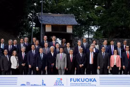 Các Bộ trưởng Tài chính trong Hội nghị G20 được tổ chức tại Fukuoka, Nhật Bản, ngày 8.6.2019. Ảnh: Reuters