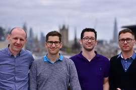 Đội ngũ sáng lập công ty SLAMcore. Ảnh: The Telegraph.co.uk. 