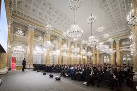 Châu Âu tuyên bố cấp khoản kinh phí đầu tiên cho dự án Lượng tử vào ngày 29/10/2018 tại Vienna, Áo. Nguồn: Nature