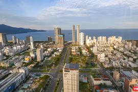 Đô thị ven biển Đà Nẵng nhìn từ trên cao